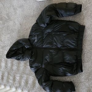 Mens black YoungLA puffer jacket - large